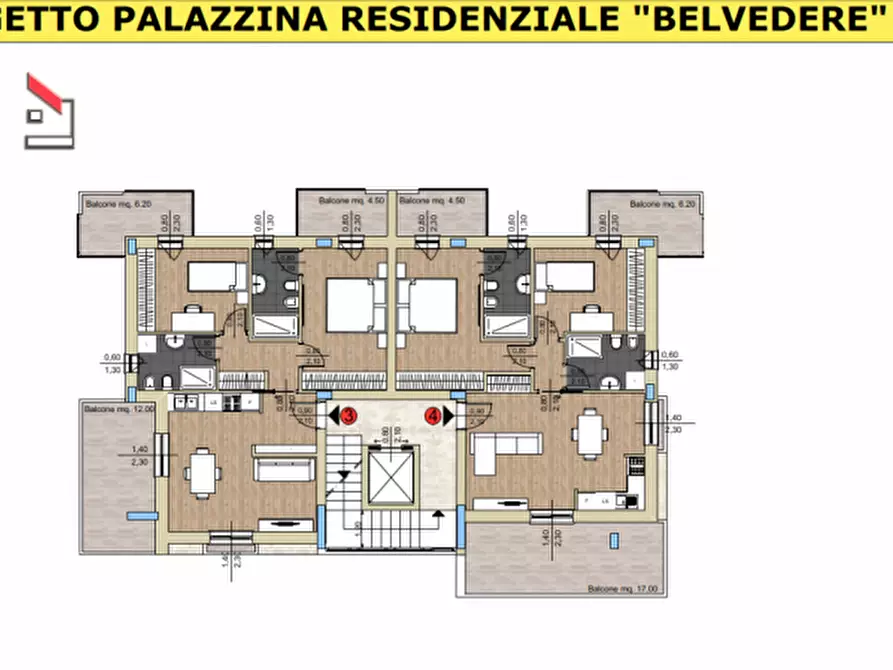Immagine 3 di Appartamento in vendita  in Via dei Mille a Senigallia