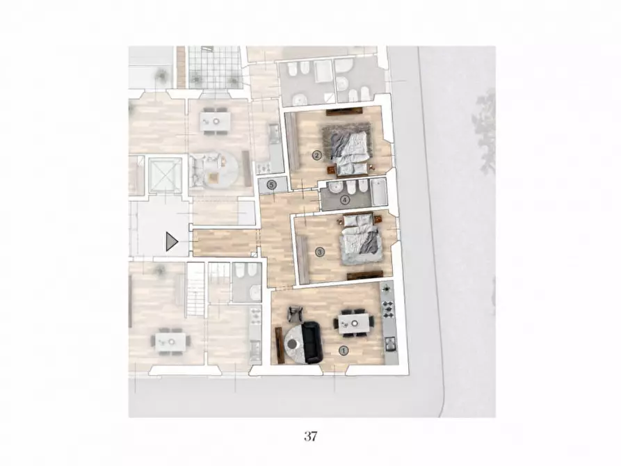 Immagine 21 di Appartamento in vendita  in Via Vittorio Emanuele Secondo a Firenze