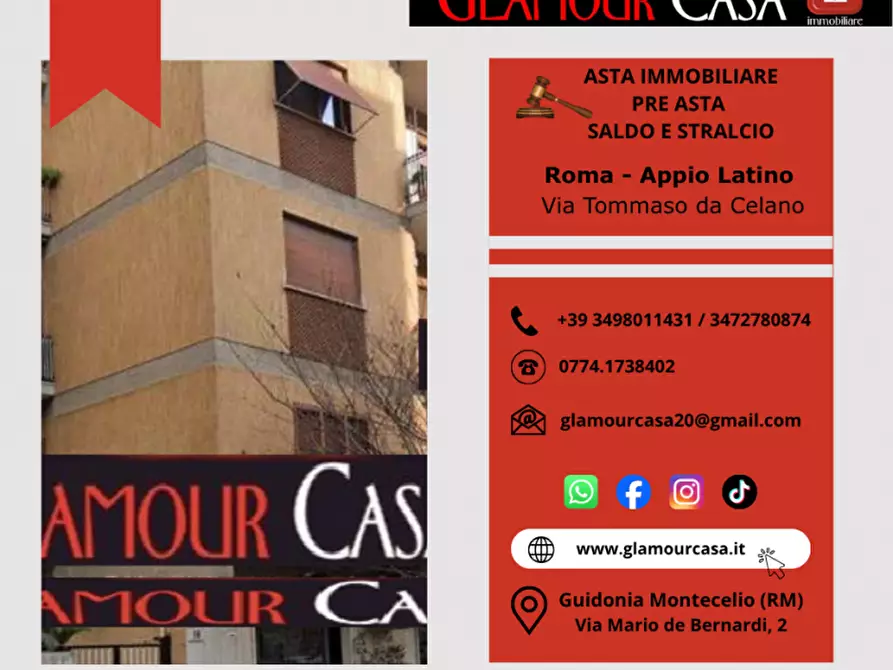 Immagine 1 di Appartamento in vendita  in Via Tommaso da Celano a Roma