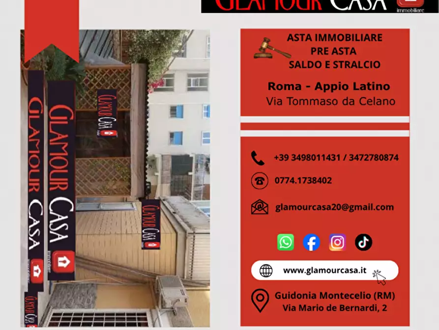 Immagine 5 di Appartamento in vendita  in Via Tommaso da Celano a Roma