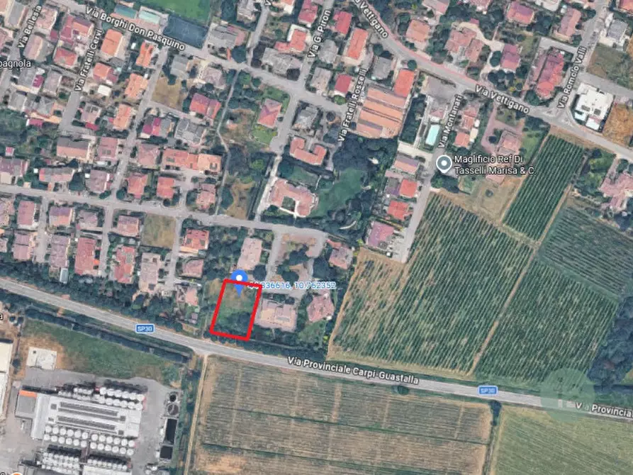 Immagine 1 di Terreno in vendita  in Via Moruzzi 18 a Campagnola Emilia