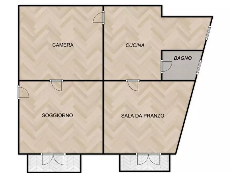 Immagine 15 di Appartamento in vendita  in Via dei Quartieri 76 a Palermo