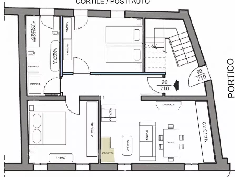 Immagine 16 di Appartamento in vendita  in Via della Vittoria a Giavera Del Montello