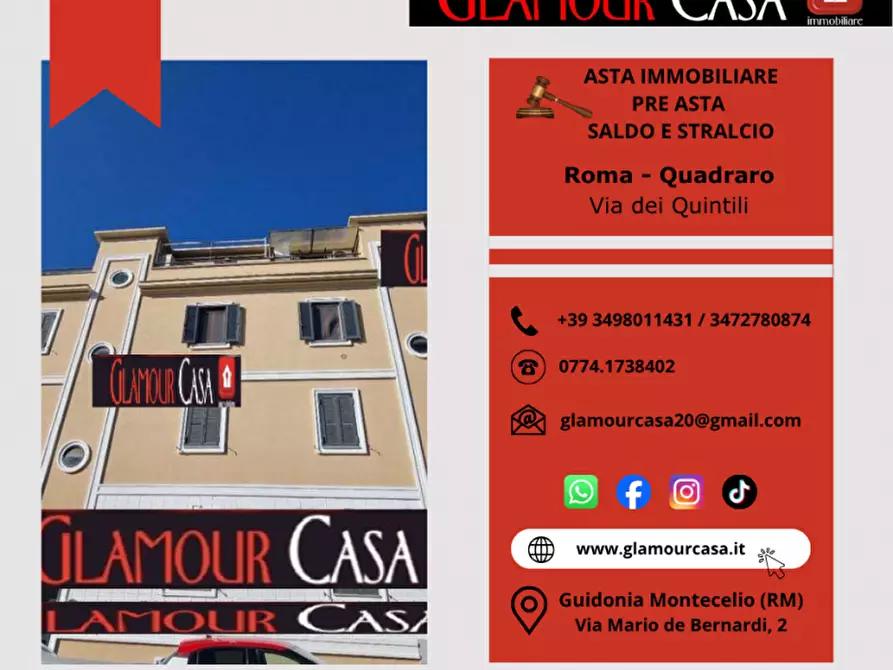 Immagine 1 di Appartamento in vendita  in Via dei Quintili a Roma