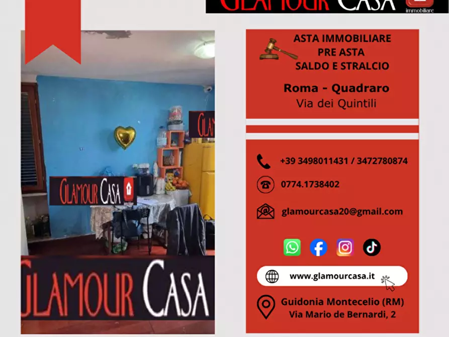Immagine 3 di Appartamento in vendita  in Via dei Quintili a Roma
