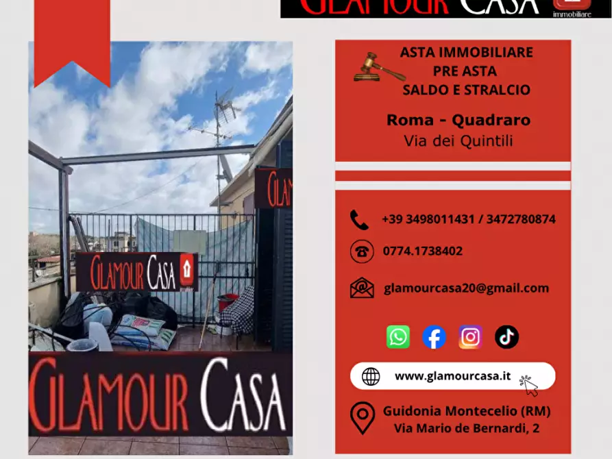 Immagine 5 di Appartamento in vendita  in Via dei Quintili a Roma