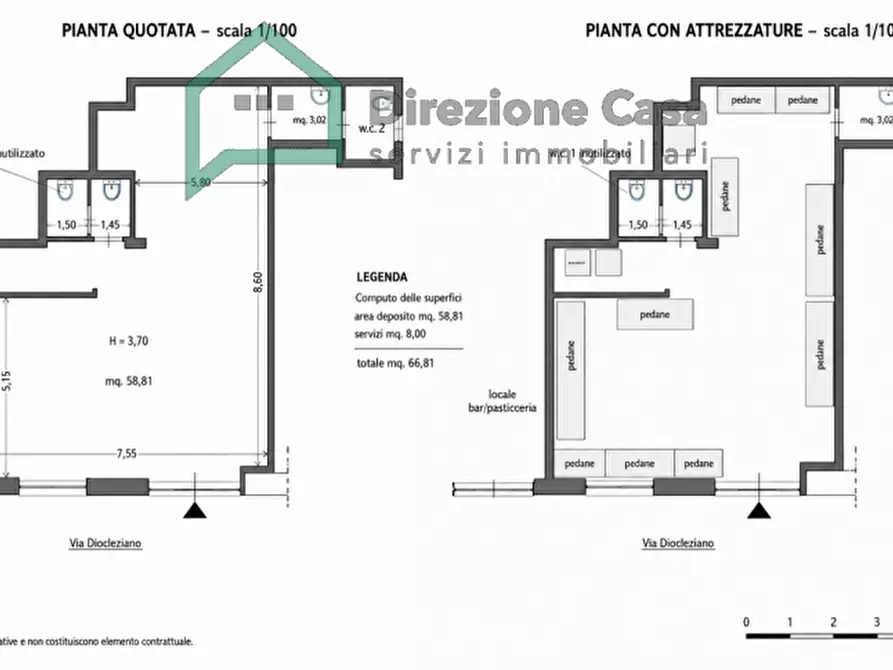 Immagine 40 di Attività commerciale in vendita  in VIA DIOCLEZIANO a Napoli