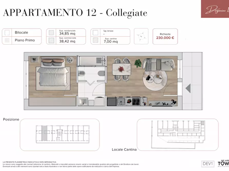 Immagine 14 di Appartamento in vendita  in Via Derganino 17 a Milano