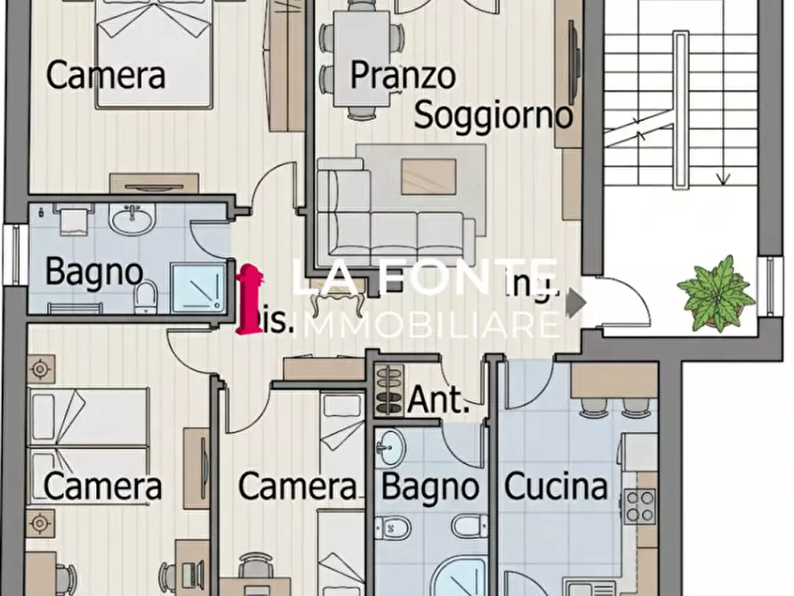 Immagine 1 di Appartamento in vendita  in Via Perugia a Saonara