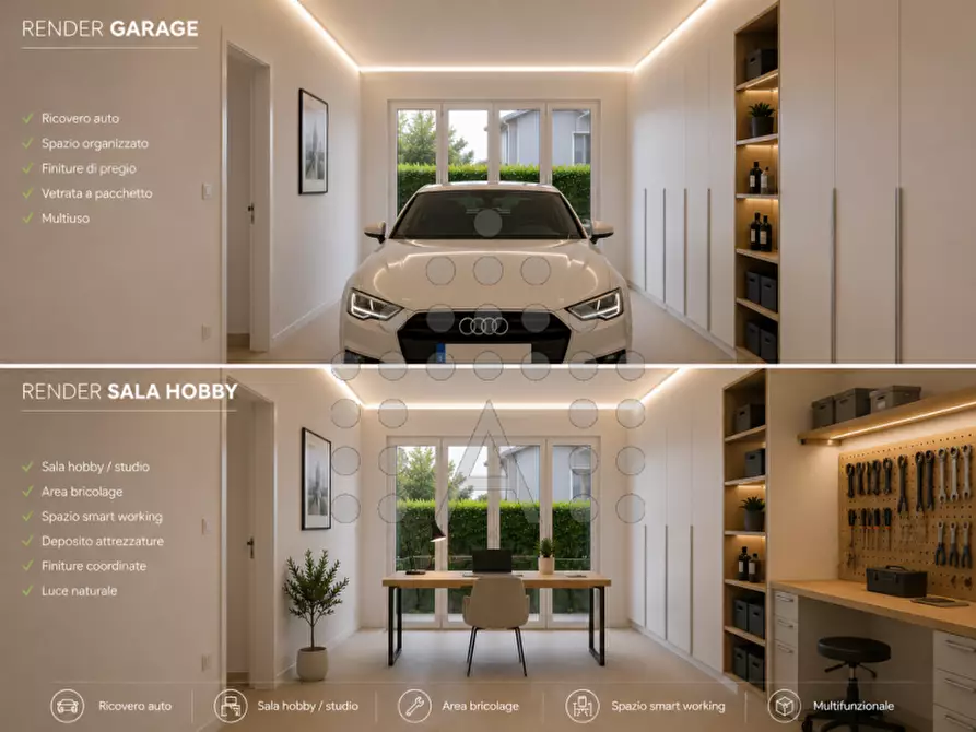 Immagine 2 di Casa bifamiliare in vendita  a Abano Terme