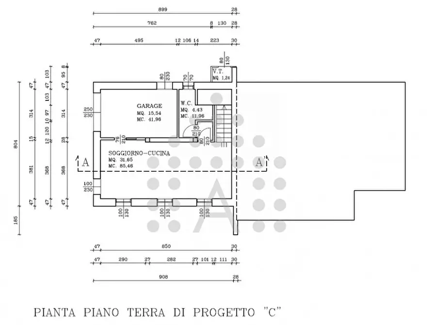 Immagine 21 di Casa bifamiliare in vendita  a Abano Terme