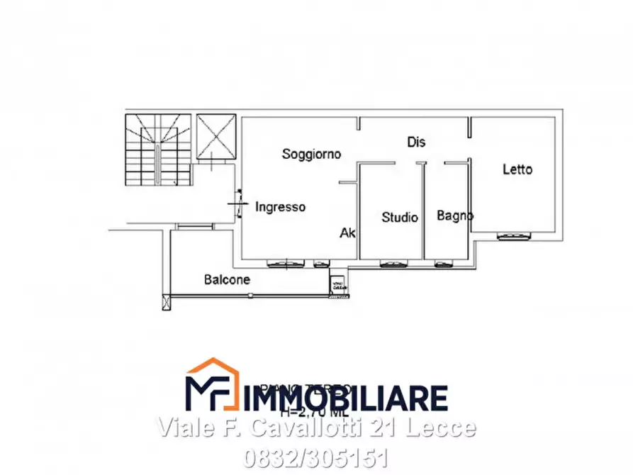 Immagine 13 di Appartamento in vendita  in Via Carlo Urbani a Lecce