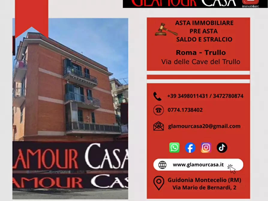 Immagine 1 di Appartamento in vendita  in Via delle Cave del Trullo a Roma