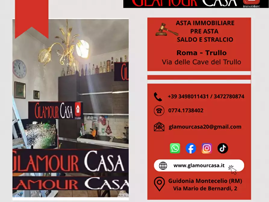 Immagine 2 di Appartamento in vendita  in Via delle Cave del Trullo a Roma