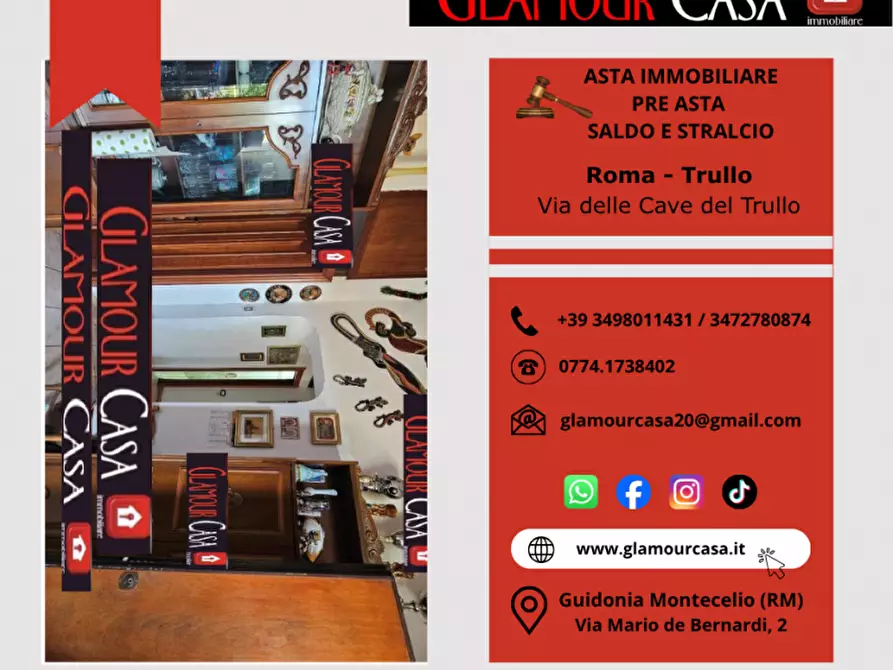 Immagine 3 di Appartamento in vendita  in Via delle Cave del Trullo a Roma