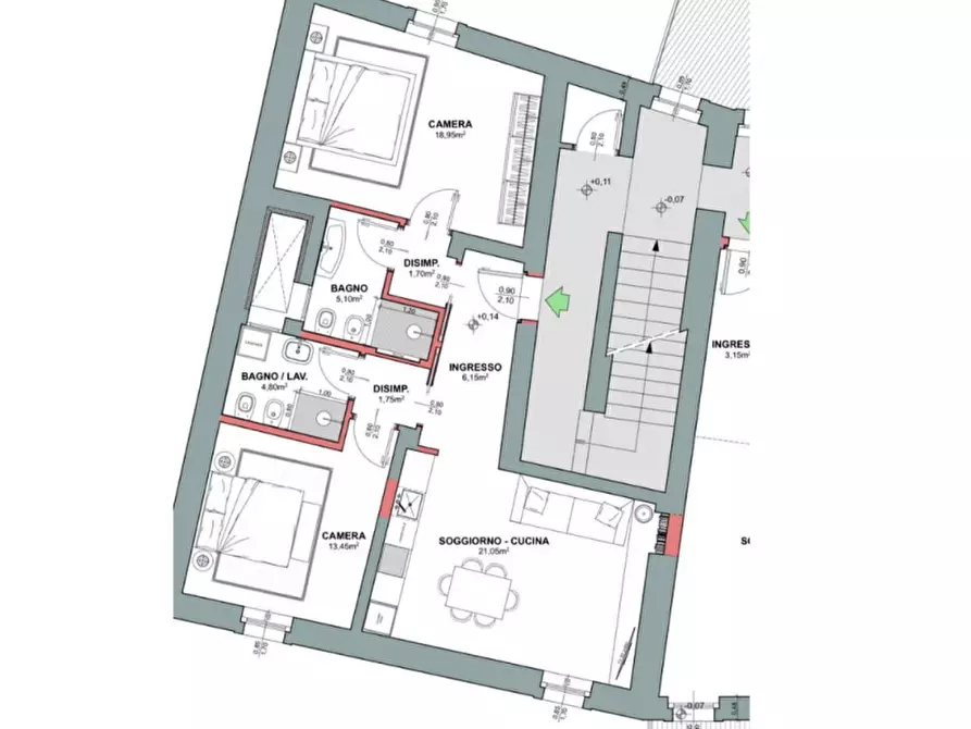 Immagine 3 di Appartamento in vendita  a Sant'ambrogio Di Valpolicella
