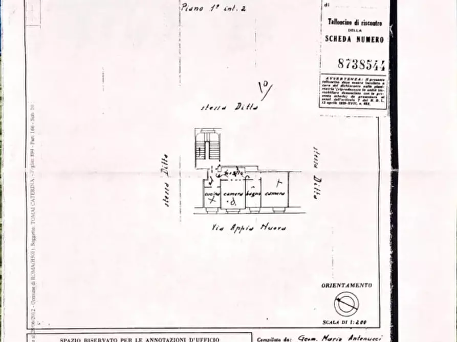 Immagine 2 di Appartamento in affitto  in Via Appia Nuova, 197 a Roma