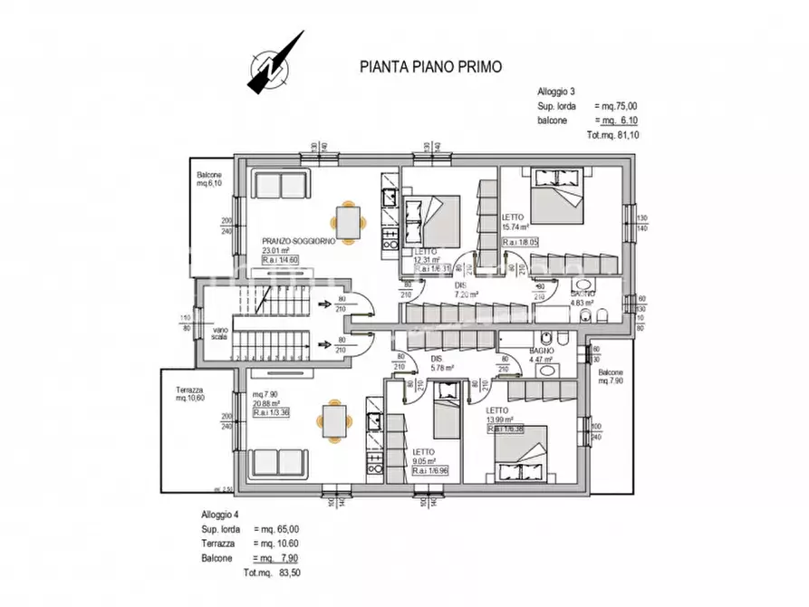 Immagine 9 di Appartamento in vendita  in CONTRADA CA' SCHENA n. 61 Piano 1 a San Zeno Di Montagna