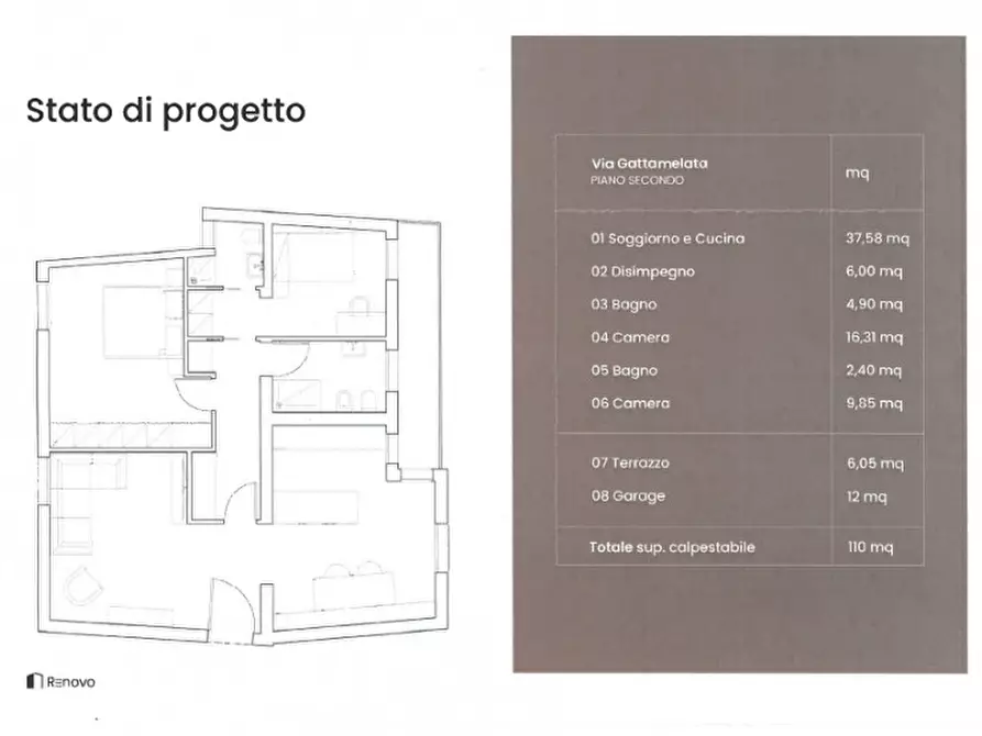 Immagine 17 di Appartamento in vendita  in via gattamelata 148 a Padova