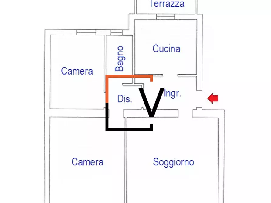 Immagine 11 di Appartamento in vendita  in Lungosile Antonio Mattei a Treviso