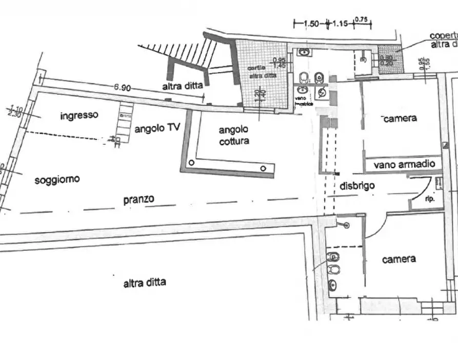 Immagine 9 di Appartamento in vendita  in Via Principe Umberto a Este