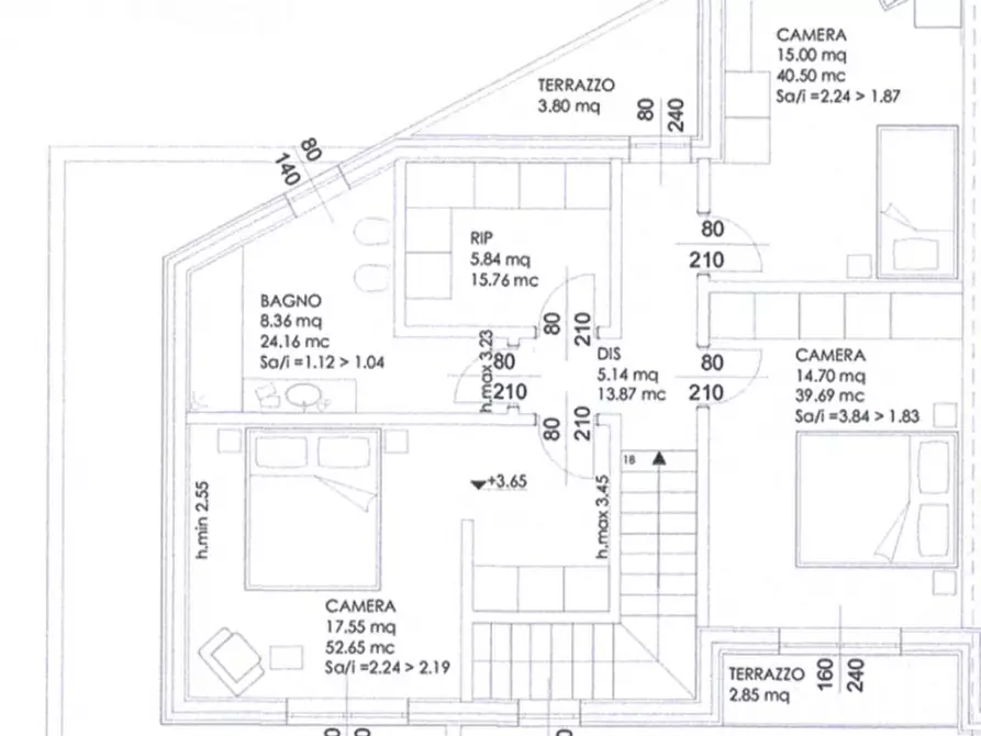 Immagine 5 di Casa bifamiliare in vendita  in Via Rossini a Brugine