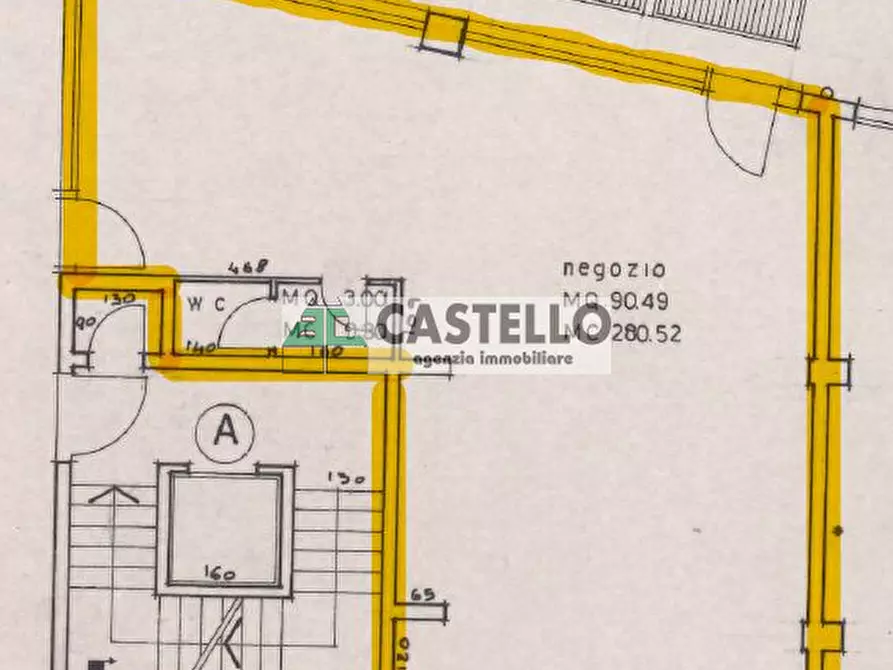 Immagine 2 di Negozio in affitto  in Via Caltana 3 a Campodarsego