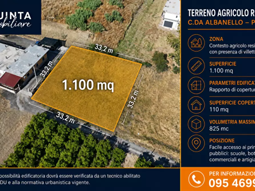 Immagine 1 di Terreno in vendita  in c.da Albanello snc a Palagonia