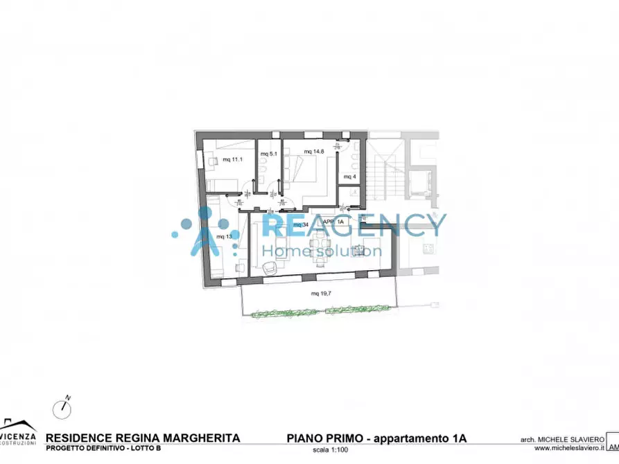 Immagine 15 di Appartamento in vendita  in VIA REGINA MARGHERITA a Valdagno