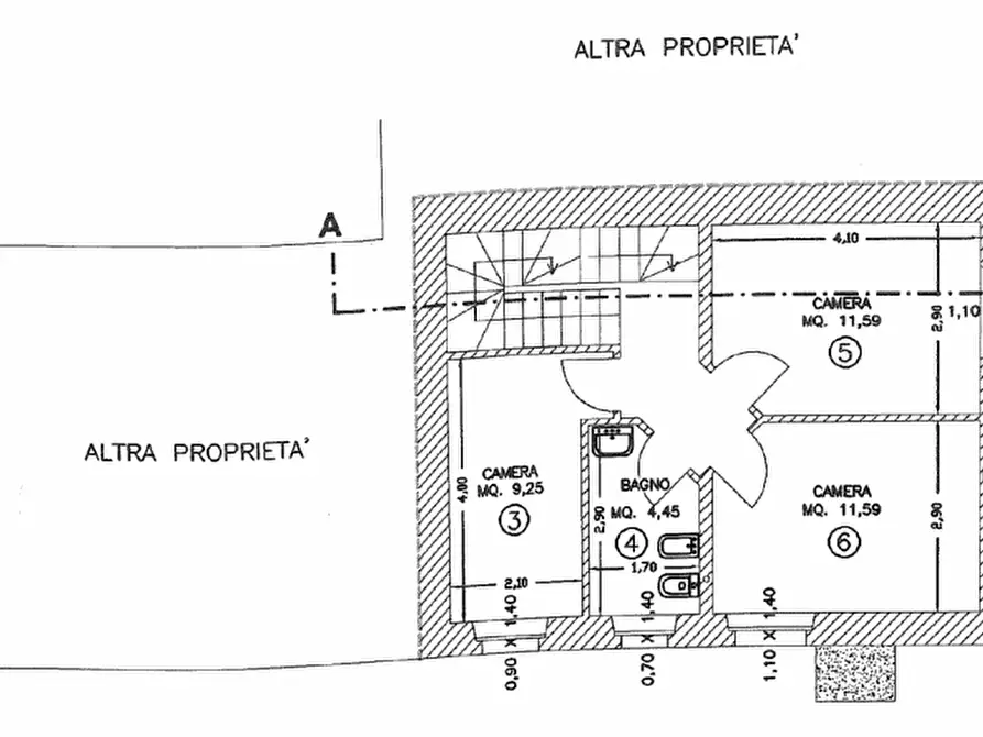 Immagine 30 di Villetta a schiera in vendita  in Mazzano via conciliazione a Mazzano