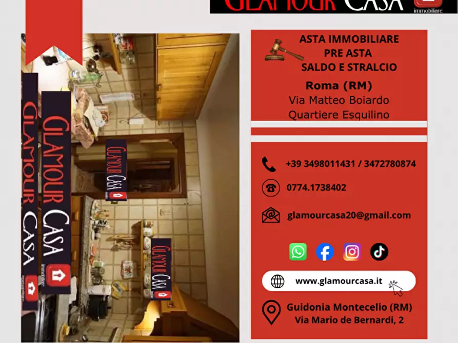 Immagine 3 di Appartamento in vendita  in Via Matteo Boiardo a Roma