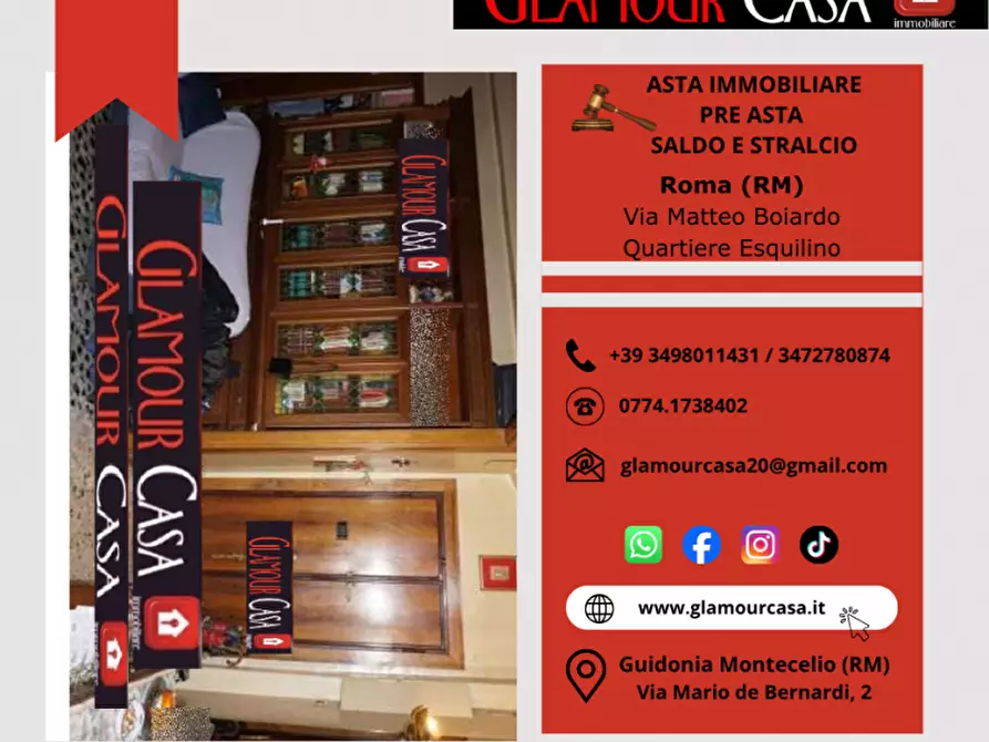 Immagine 4 di Appartamento in vendita  in Via Matteo Boiardo a Roma