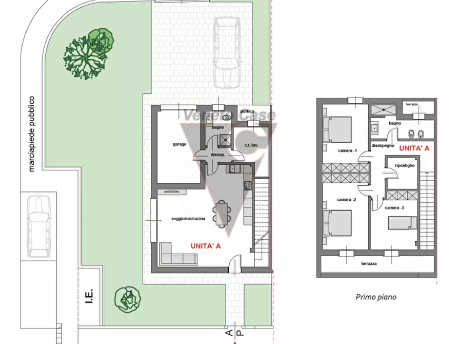 Immagine 7 di Casa quadrifamiliare in vendita  a Codevigo