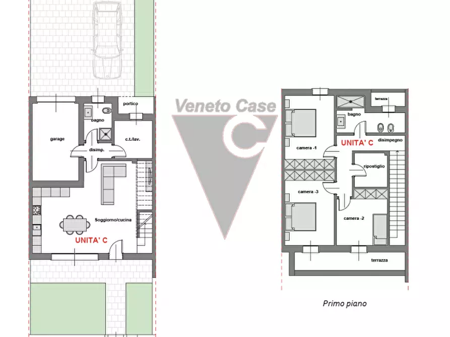 Immagine 9 di Casa quadrifamiliare in vendita  a Codevigo