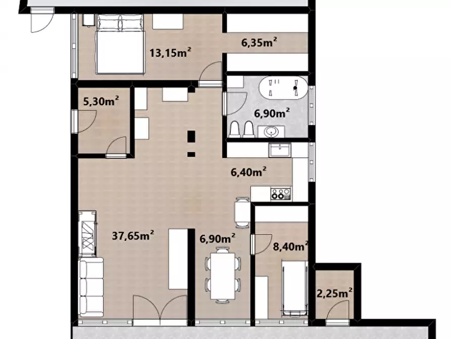 Immagine 19 di Appartamento in vendita  in Neunerweg - Via Neuner a Bressanone .Brixen.
