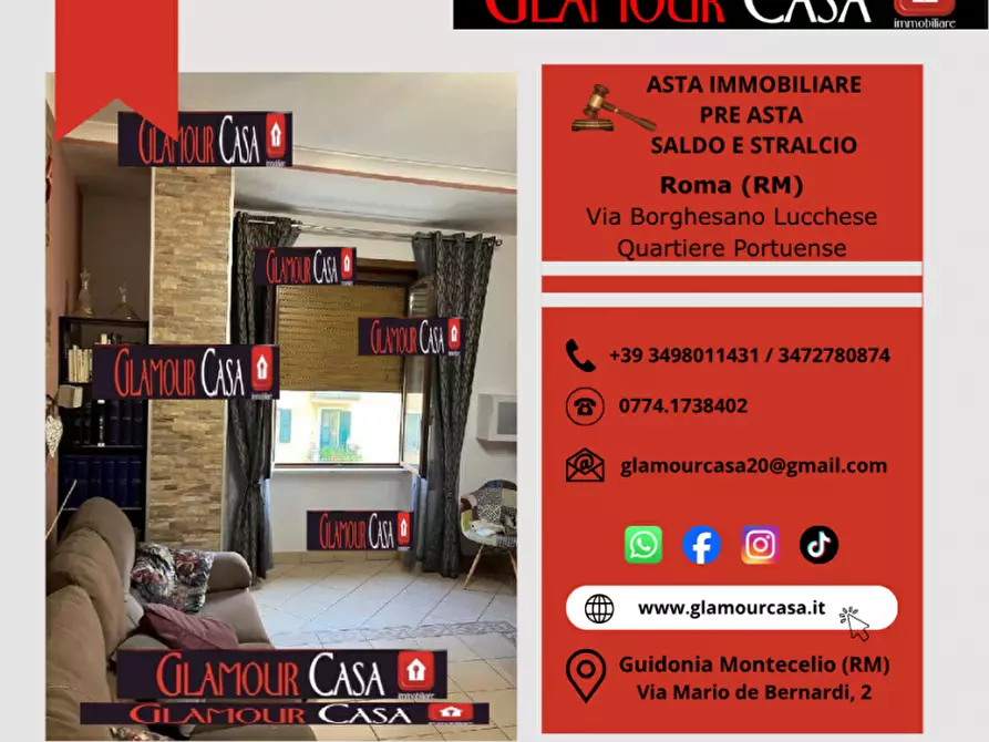 Immagine 3 di Appartamento in vendita  in Via Borghesano Lucchese a Roma