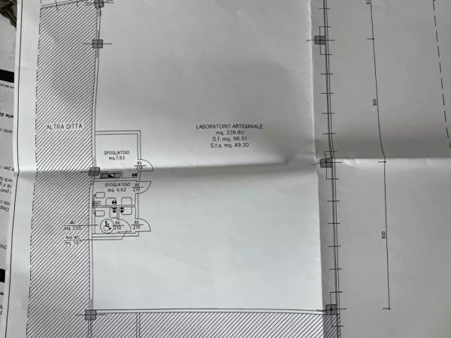 Immagine 2 di Laboratorio in vendita  in via Zammenof a Vicenza