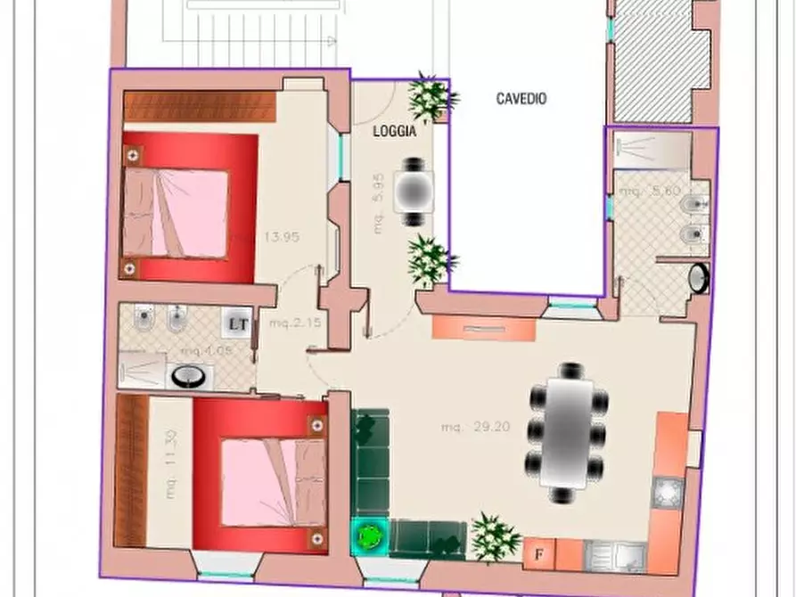Immagine 24 di Appartamento in vendita  in Strada Matteo Renato Imbriani a Parma