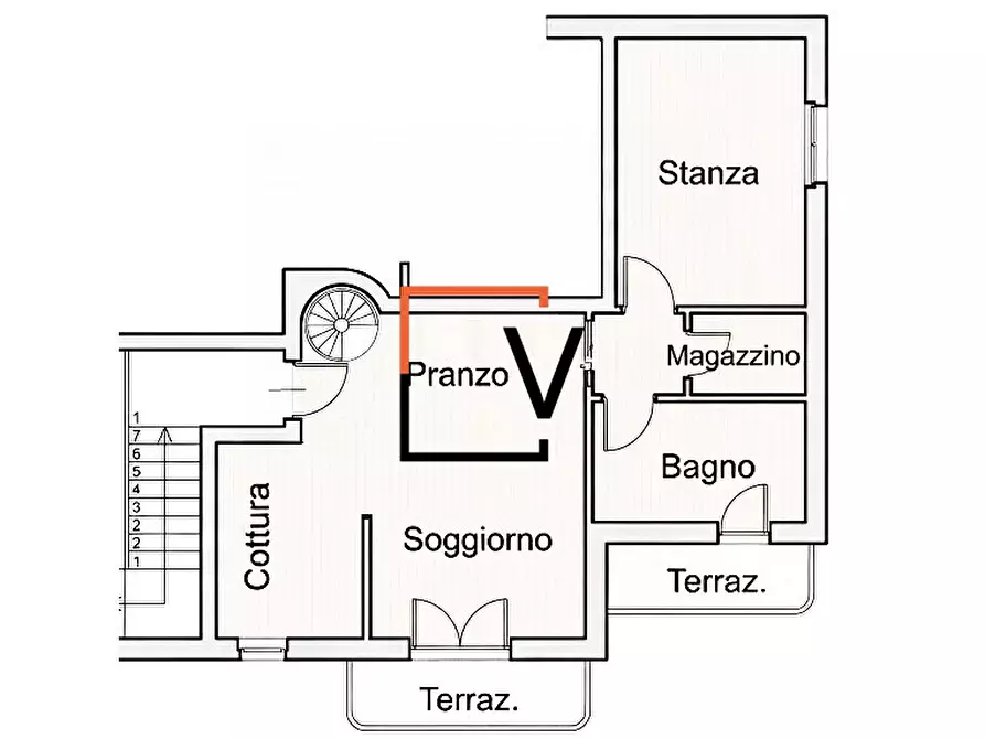 Immagine 12 di Appartamento in vendita  in Via Murano a Casale Sul Sile