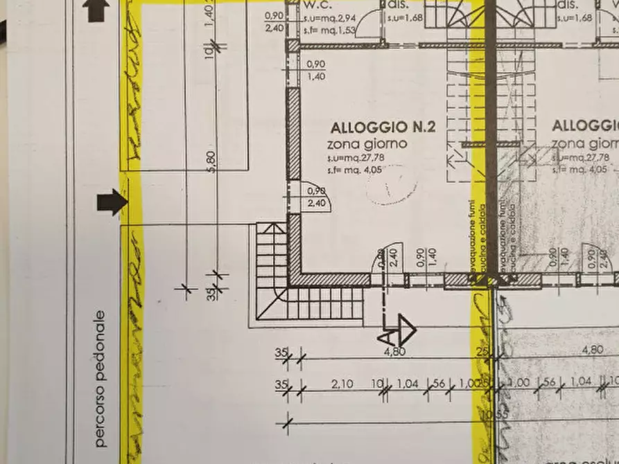 Immagine 1 di Casa quadrifamiliare in vendita  in via giovanni paolo II a Sossano
