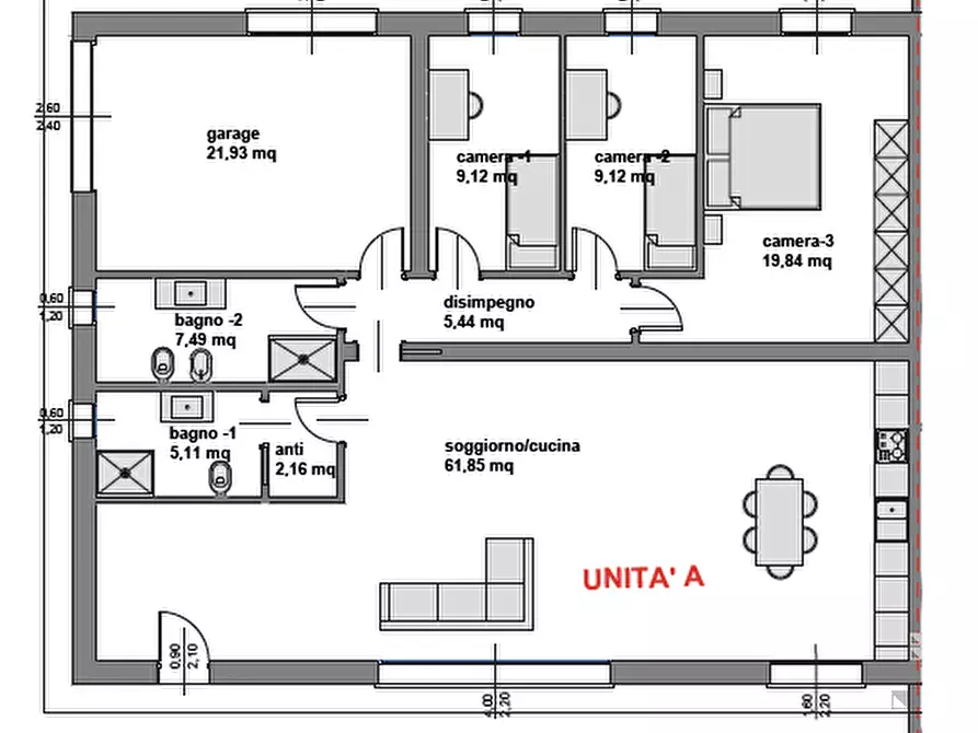Immagine 6 di Casa bifamiliare in vendita  a Brugine