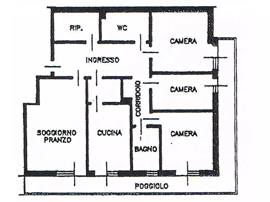 Immagine 12 di Appartamento in vendita  in VIA ROMA a Casale Di Scodosia