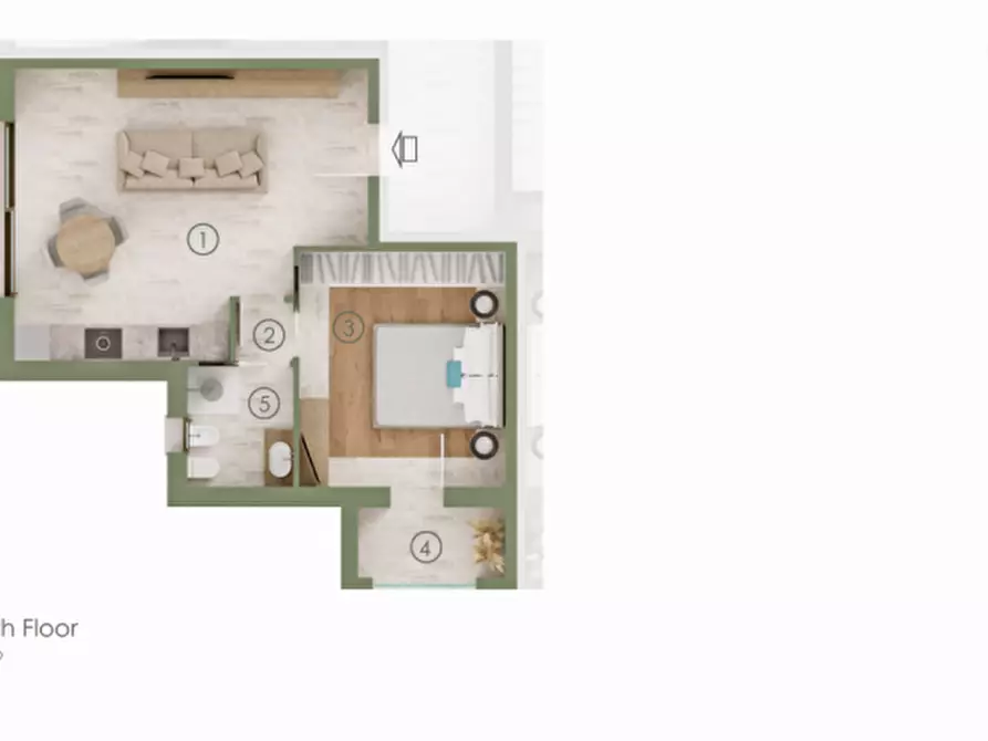 Immagine 10 di Appartamento in vendita  in Via Franz Schubert a Olbia