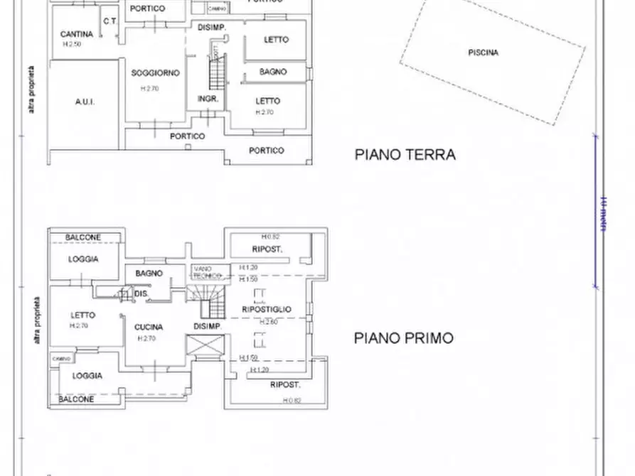 Immagine 3 di Casa bifamiliare in vendita  in Via Pontescolle a Cesena