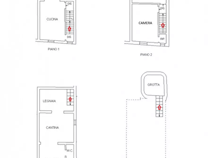 Immagine 25 di Casa bifamiliare in vendita  in via passeggio garibaldi a Torrita Di Siena