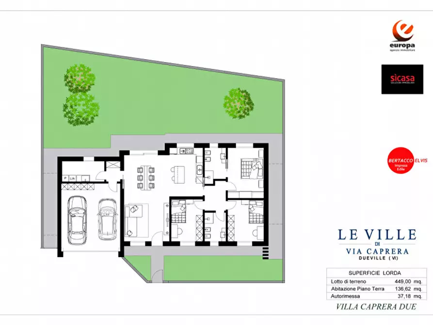 Immagine 2 di Villa in vendita  in DUEVILLE CENTRO a Dueville