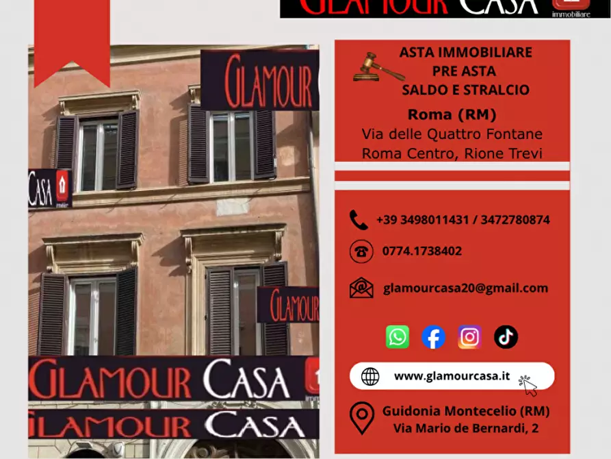 Immagine 1 di Appartamento in vendita  in Via delle Quattro Fontane a Roma