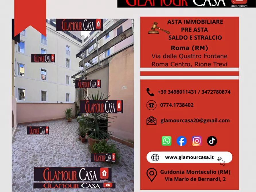 Immagine 5 di Appartamento in vendita  in Via delle Quattro Fontane a Roma