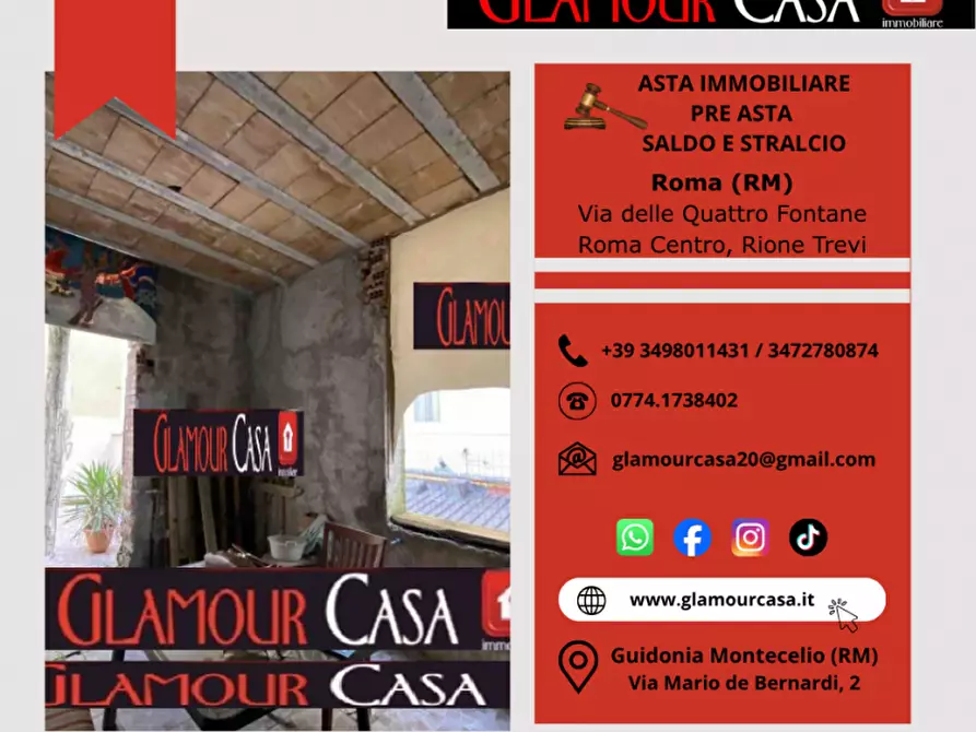 Immagine 6 di Appartamento in vendita  in Via delle Quattro Fontane a Roma