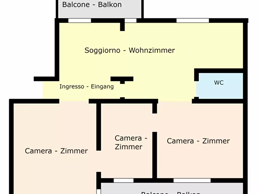 Immagine 2 di Appartamento in vendita  in Via Resia - Reschenstraße a Bolzano
